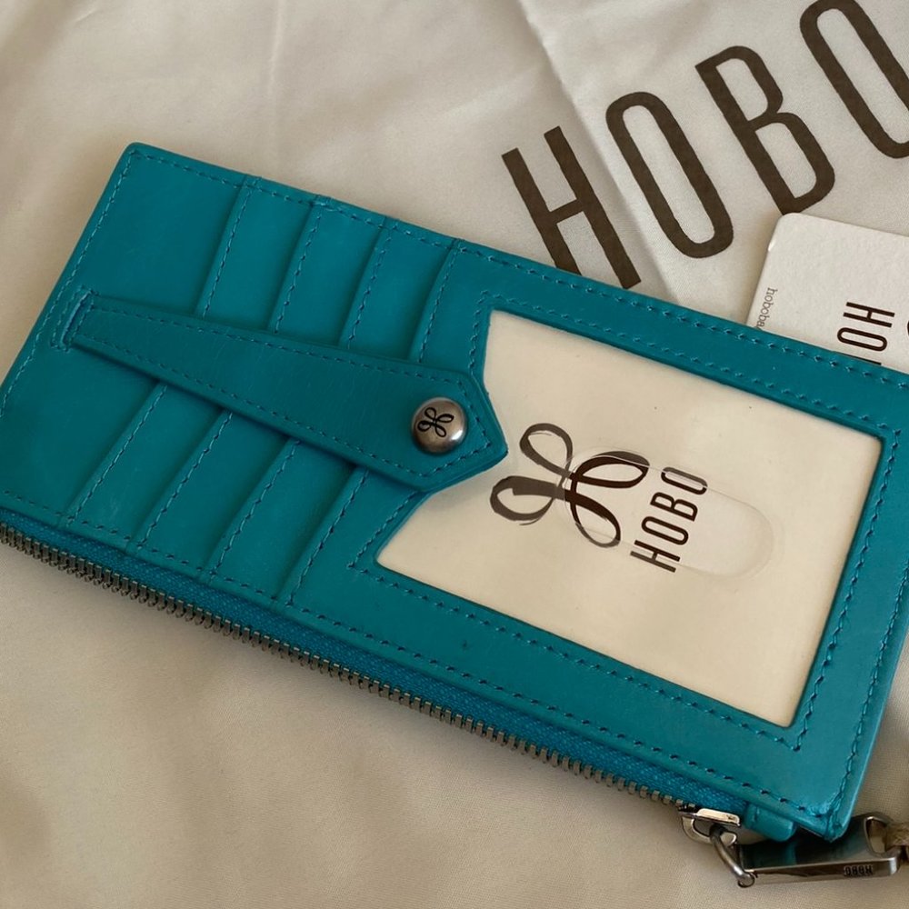 Hobo Aqua Card Wallet
